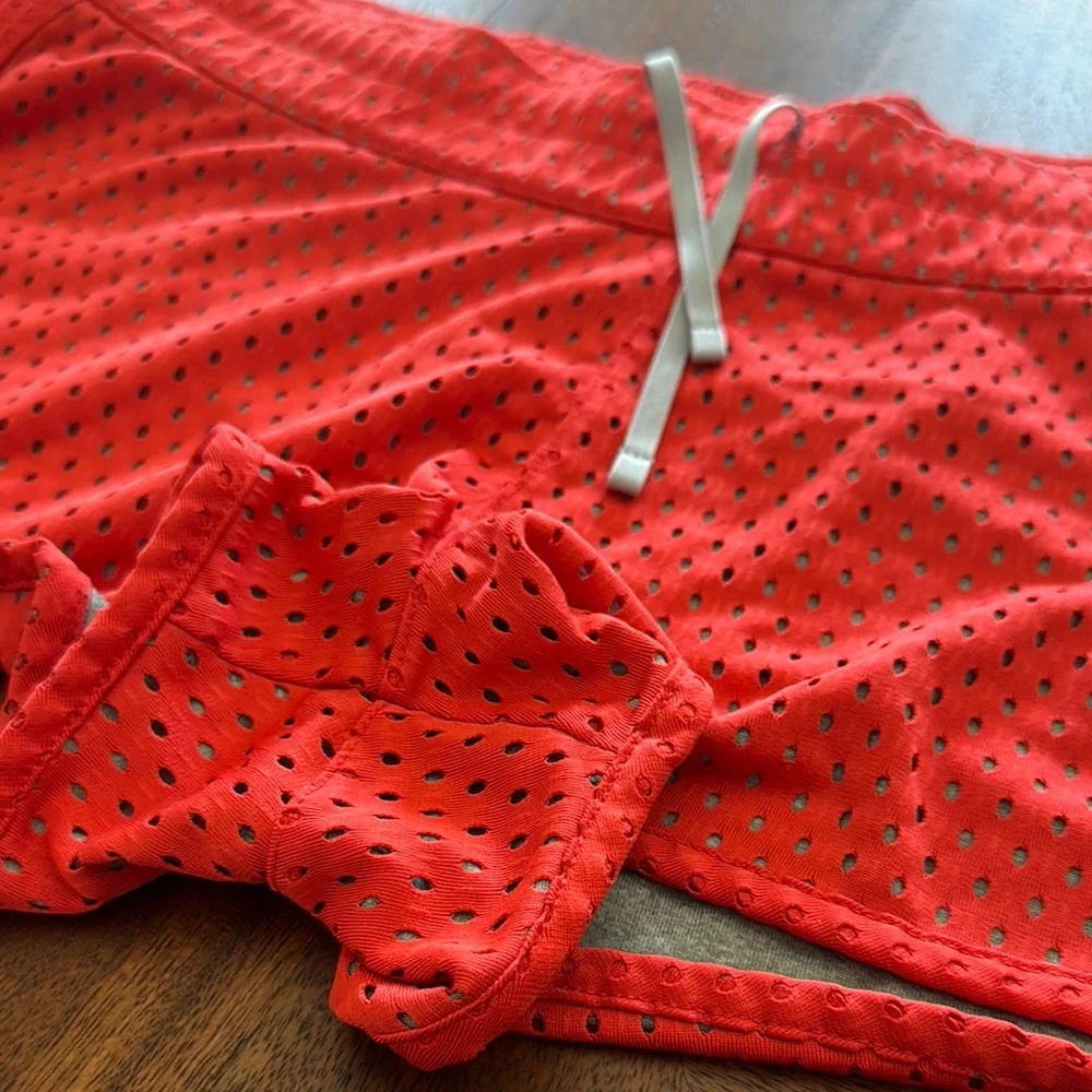 Nike Women's Athletic Shorts - Red, Black, Green - Picture 3 of 16